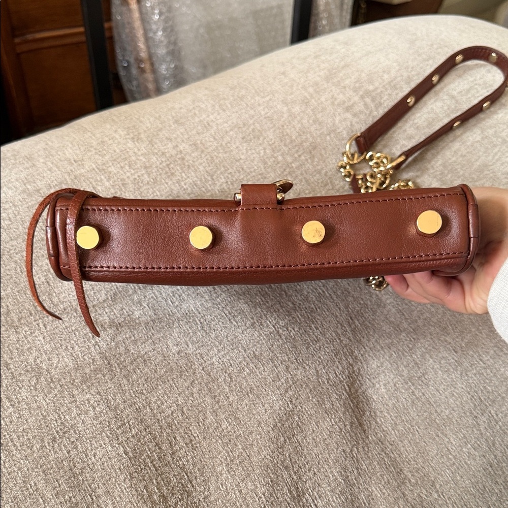 Rebecca Minkoff Mini MAC Crossbody Bag with Gold Accents - Picture 5 of 16
